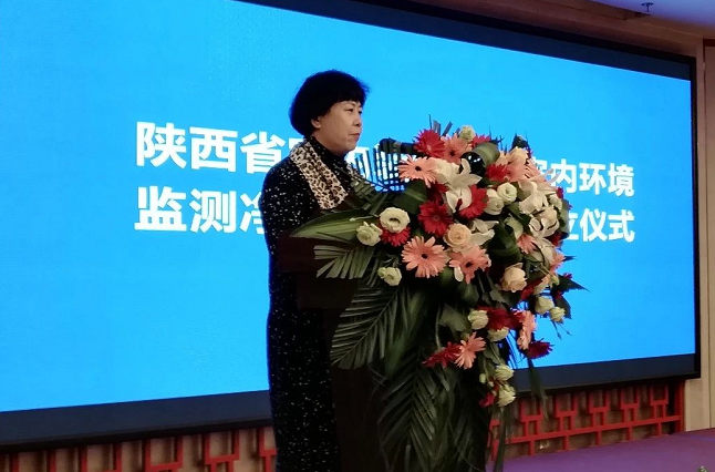 陜西室內裝飾協會執(zhí)行會長賀榆霞致辭