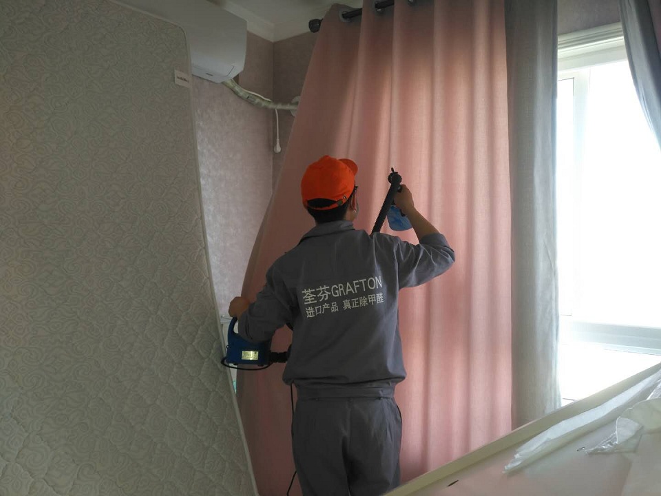 臥室窗簾全方位噴涂施工 臥室窗簾全方位噴涂施工