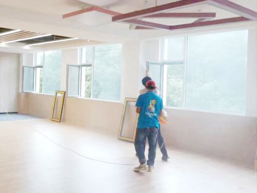 航天第四幼兒園除甲醛施工